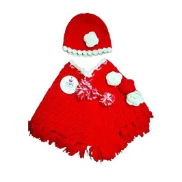 Kids Woolen Poncho