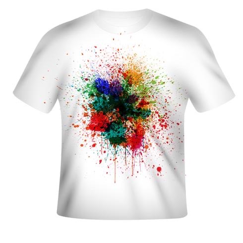 White Holi Tshirt